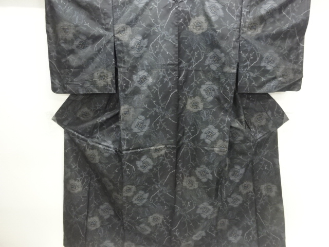 Japanese Kimono / Tsumugi Omeshi Silk